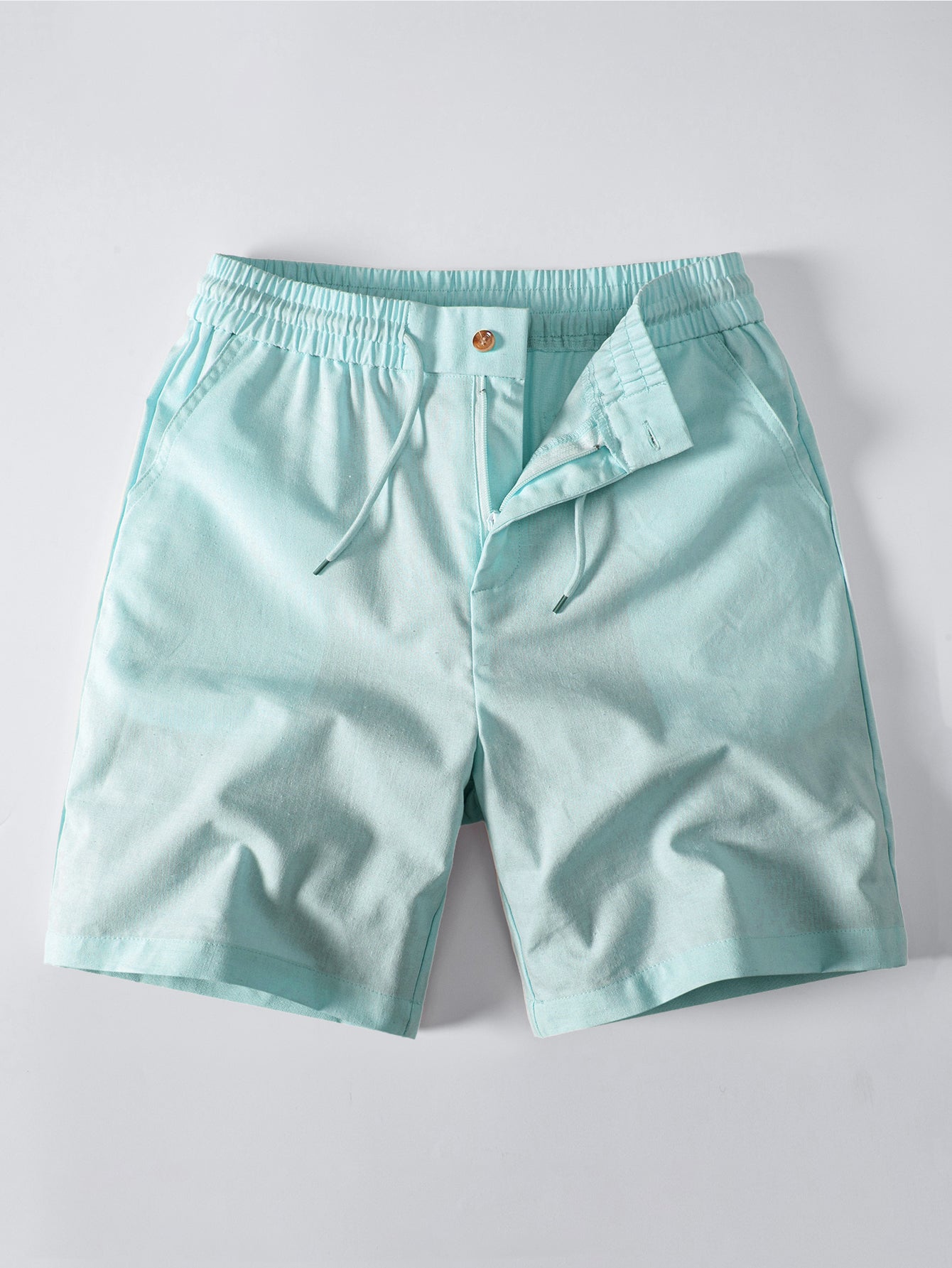 Linen Drawstring Shorts