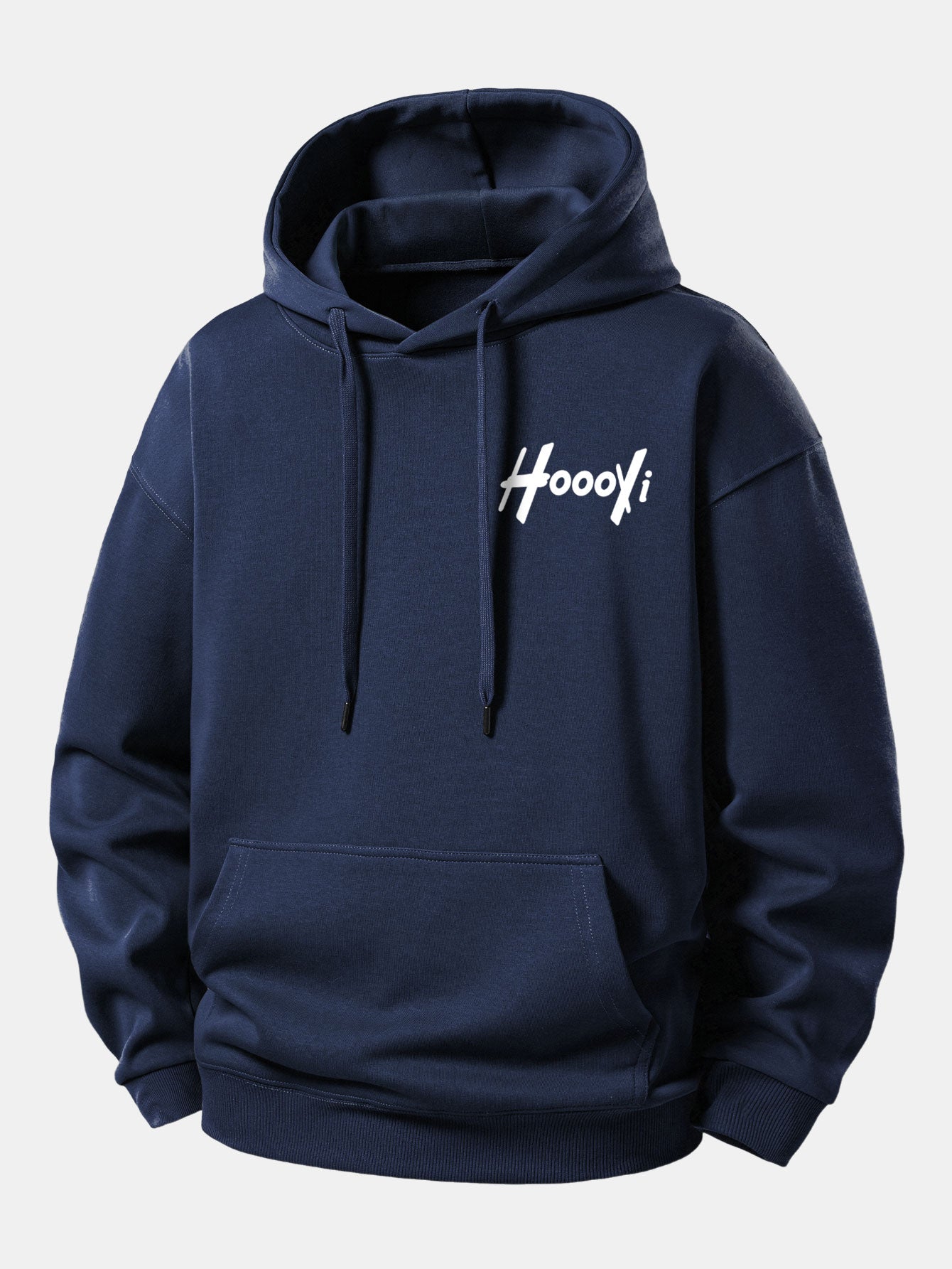 Hoooyi Print Relax Fit Hoodie
