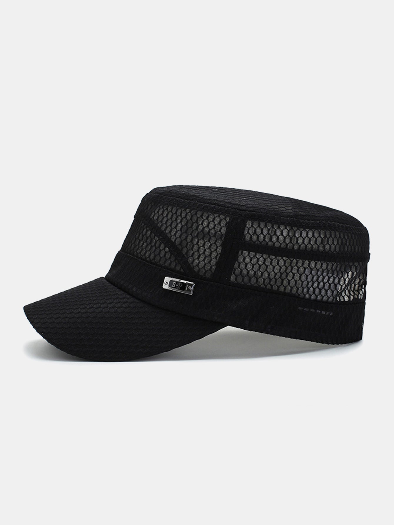 Summer Flat Cap Breathable Mesh Sun Hat For Outdoor Casual Wear