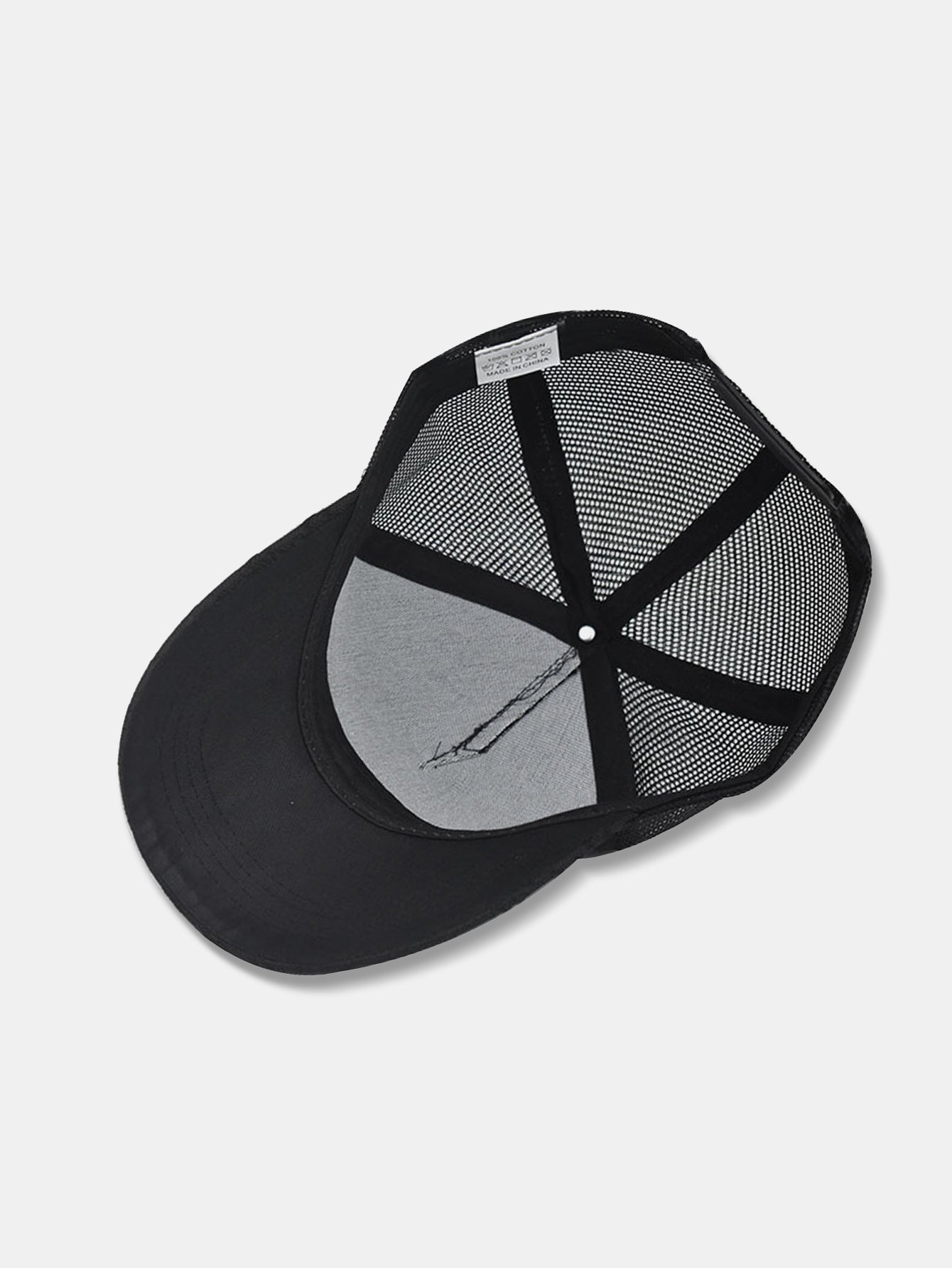 Mesh Breathable R Patch Trucker Cap