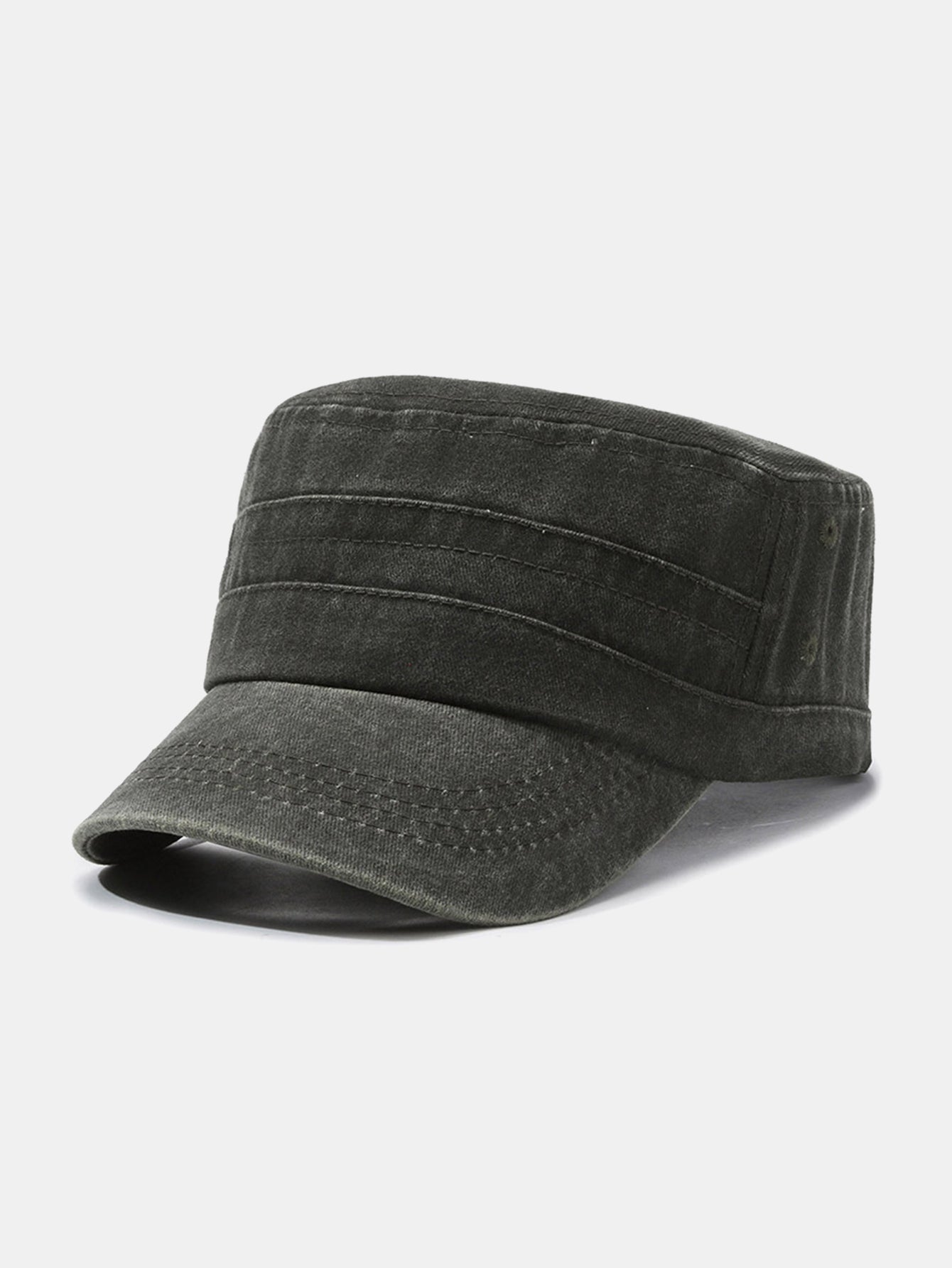 Fashionable Washed Distressed Flat Cap