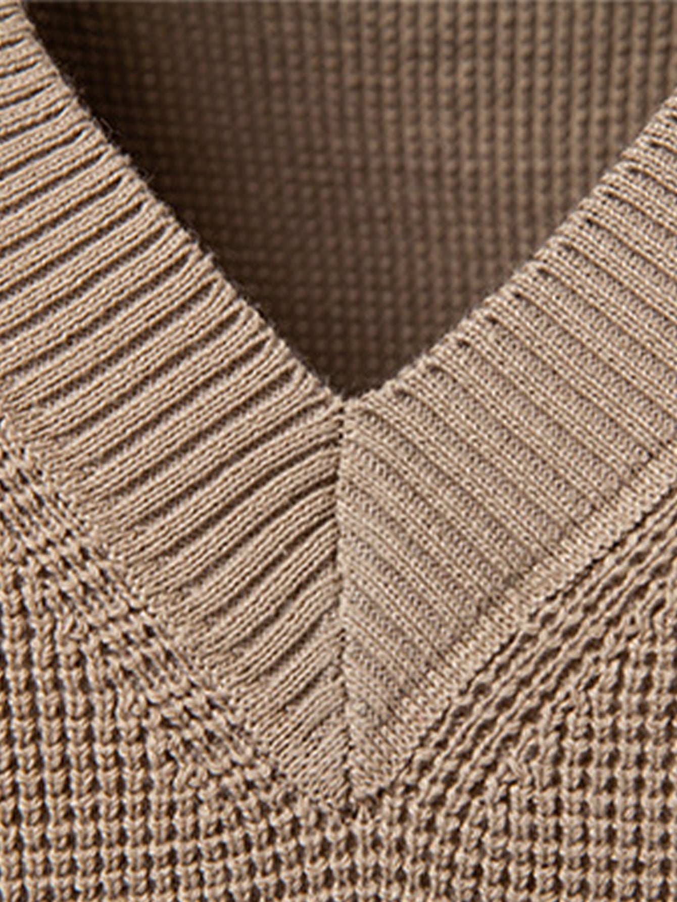 V-Neck Knit Vest