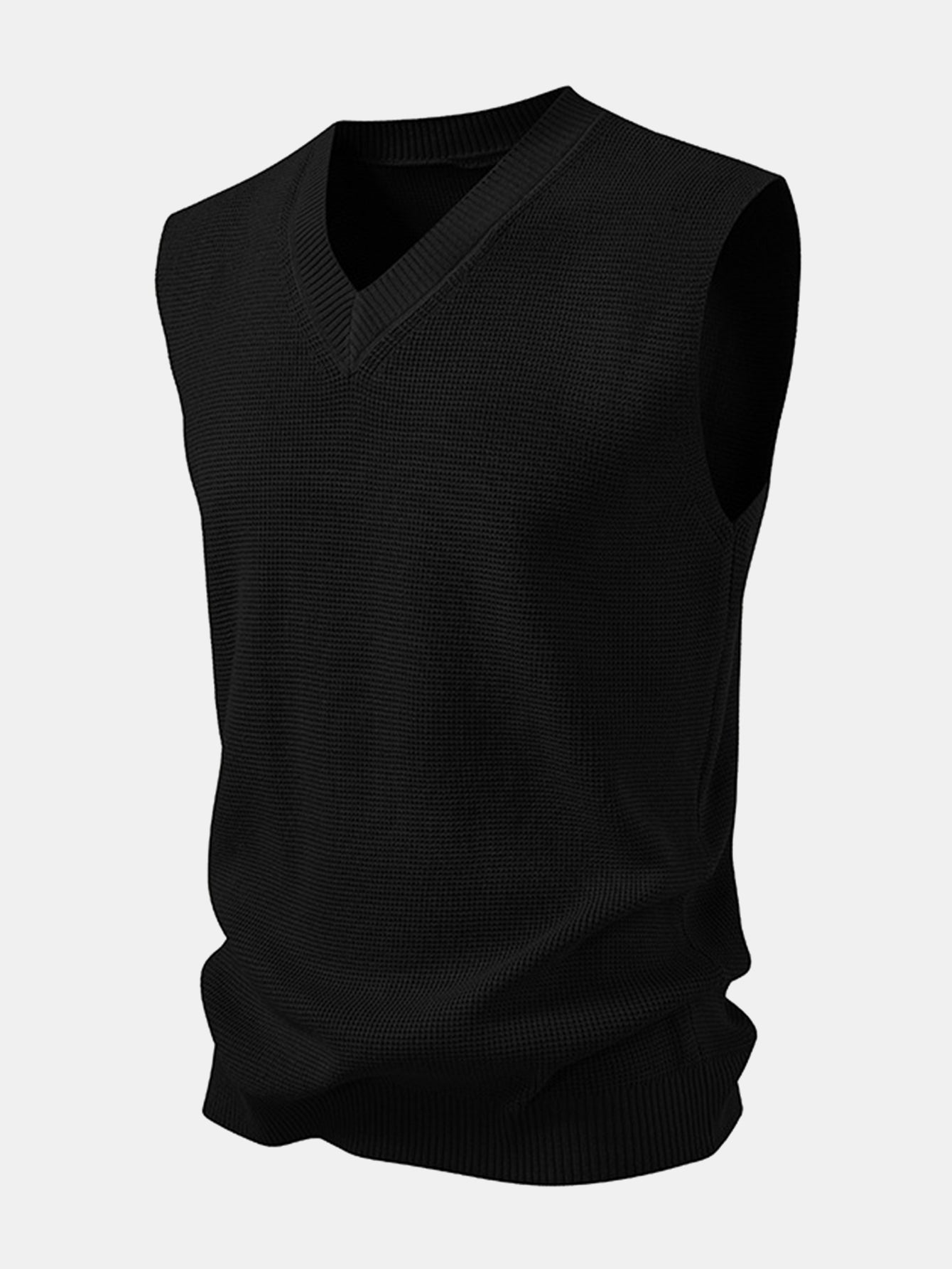 V-Neck Knit Vest