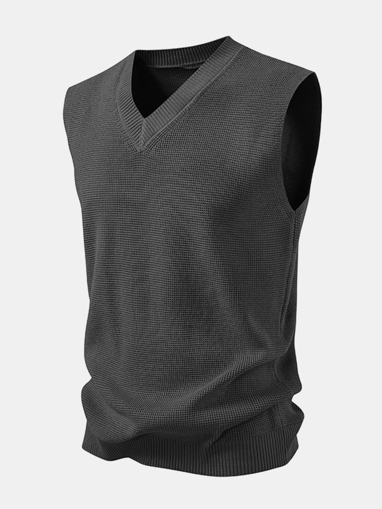 V-Neck Knit Vest