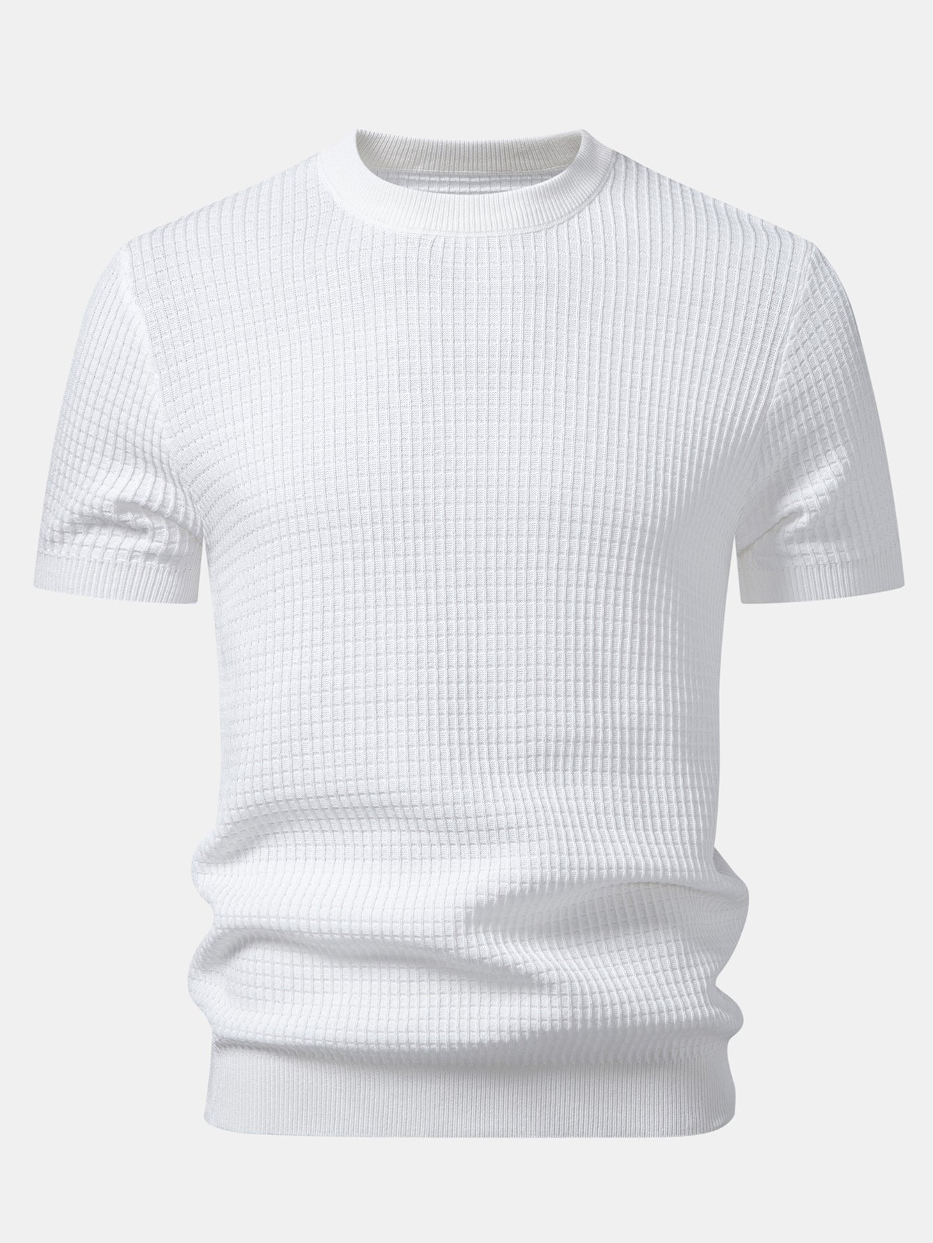 Waffle Knit T-Shirt