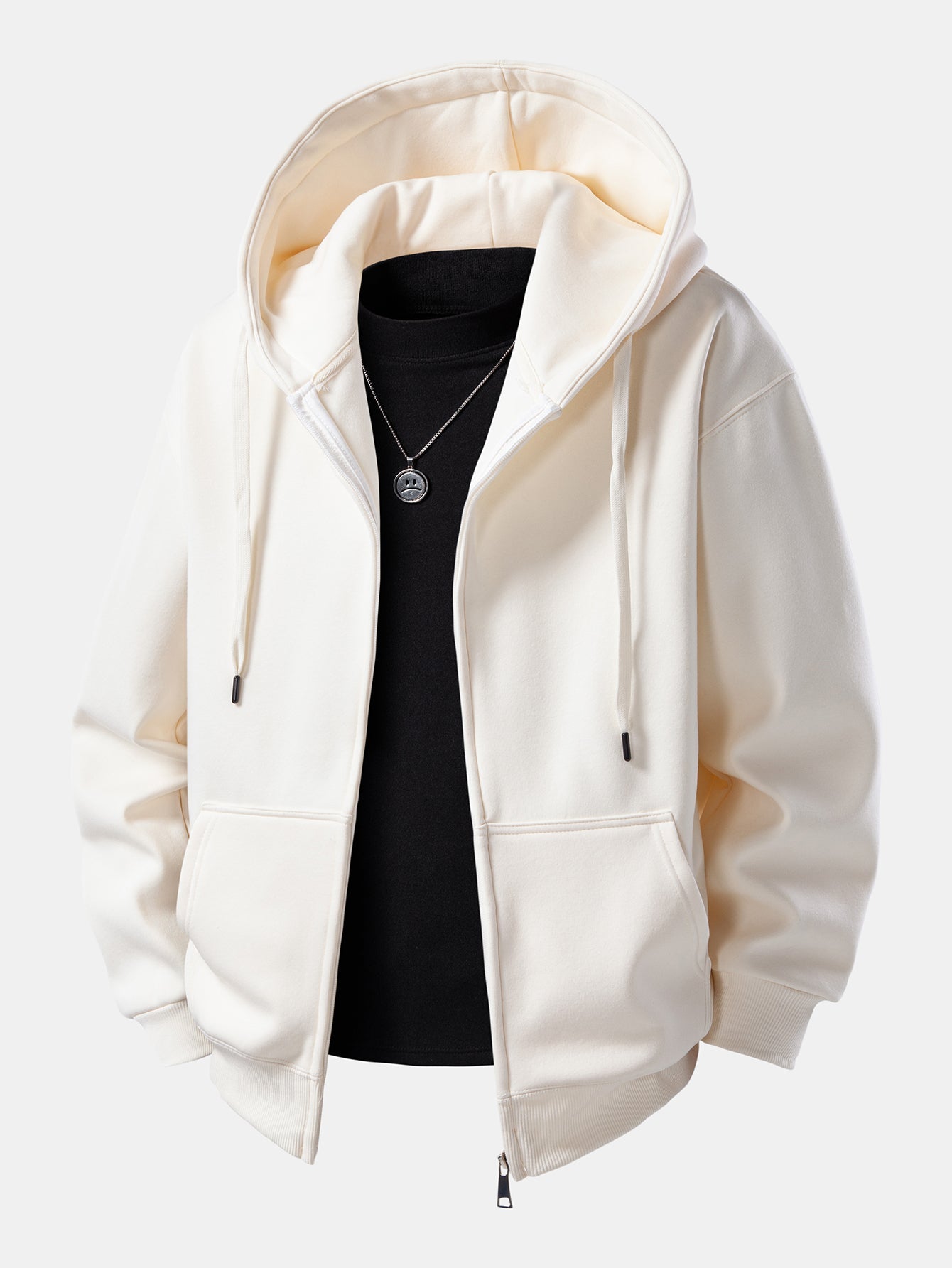 Basic Zip-Up Hoodie