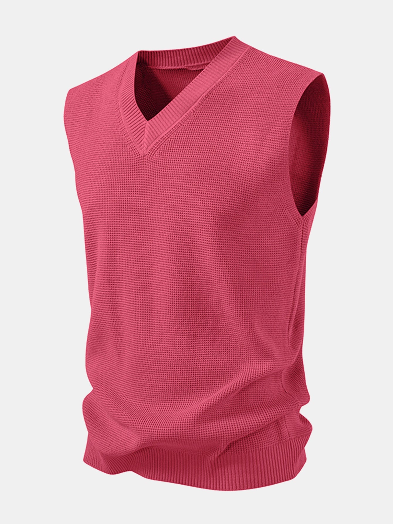 V-Neck Knit Vest
