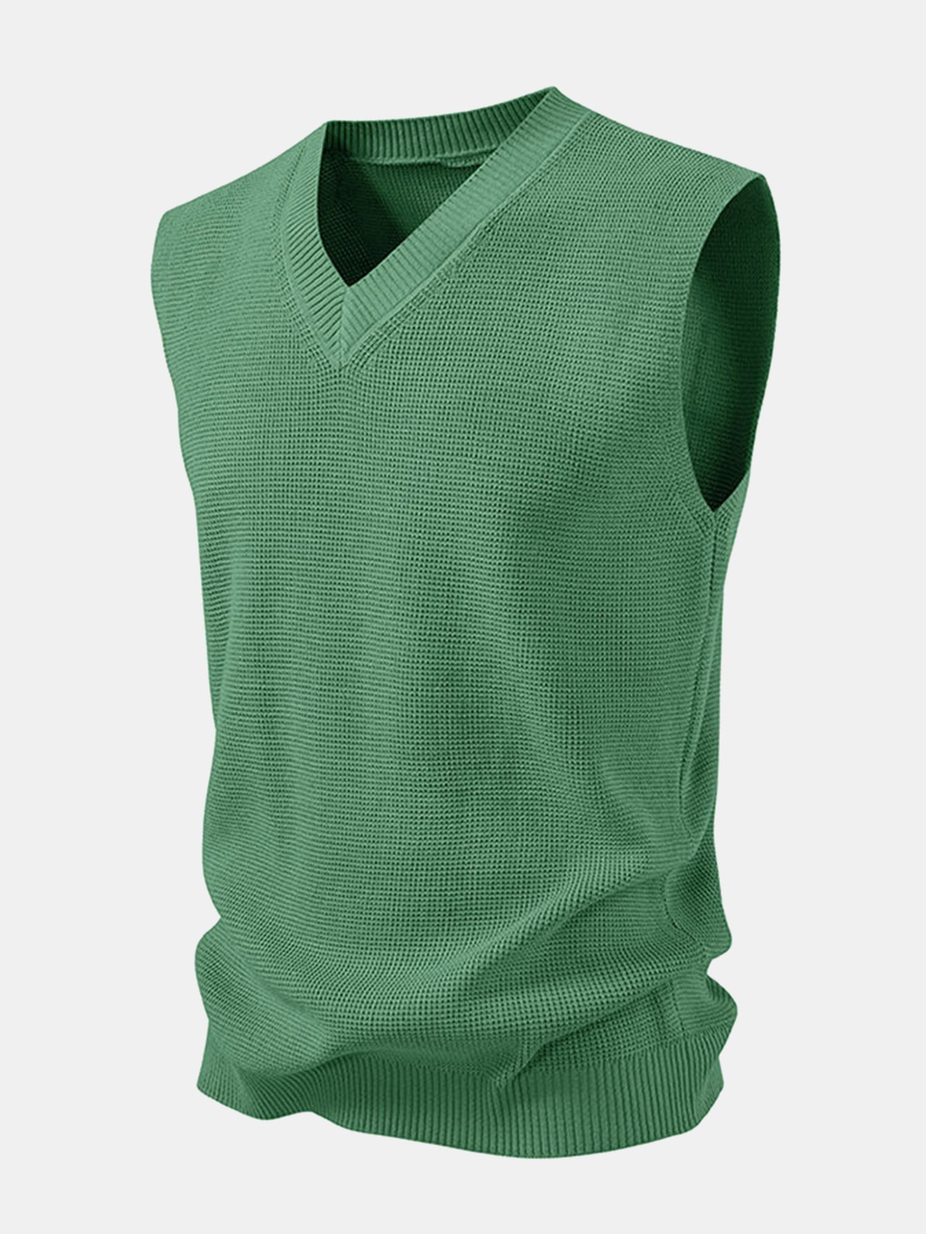V-Neck Knit Vest
