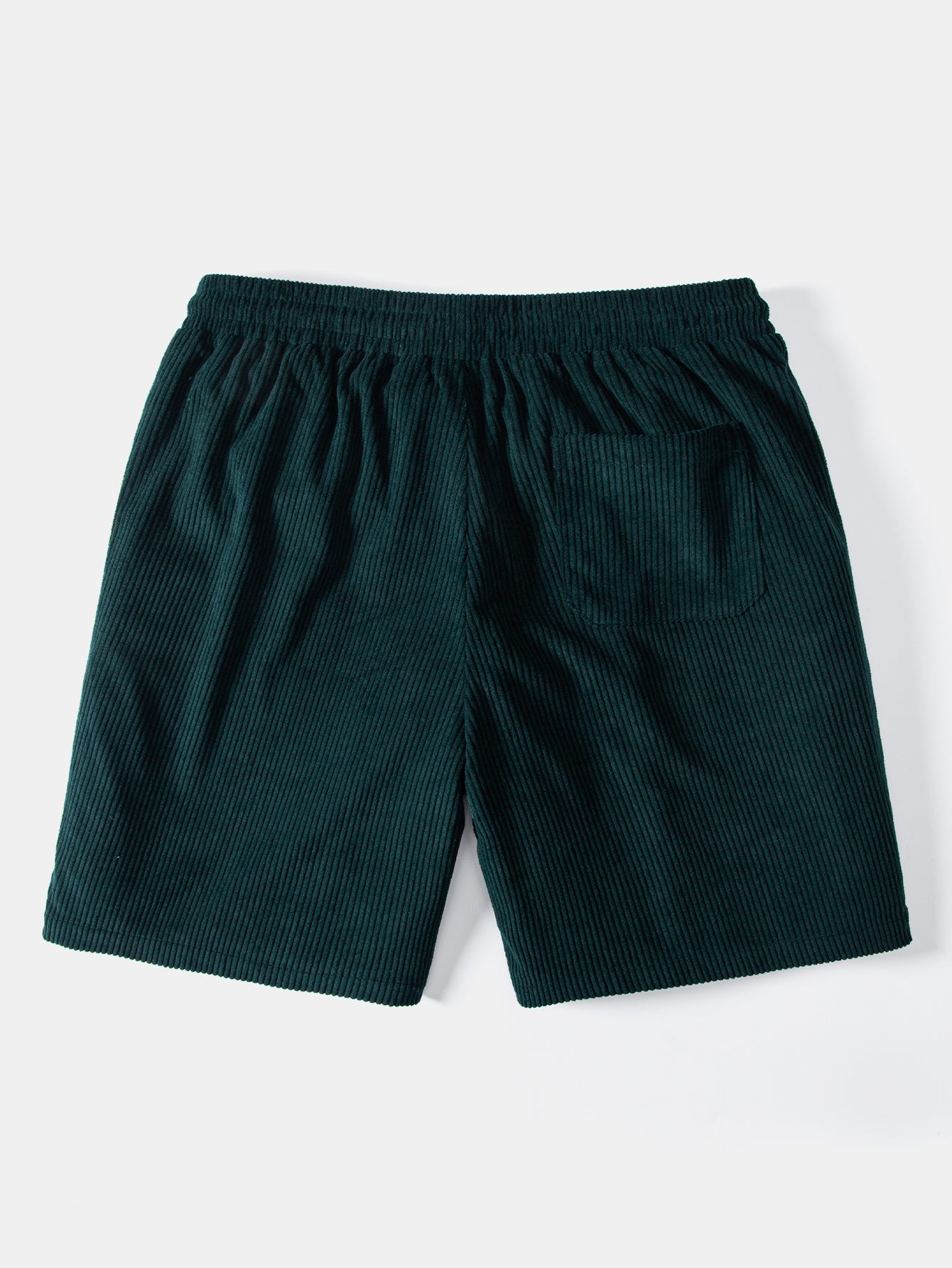 Ethnic Geometric Jacquard Patchwork Corduroy Shorts