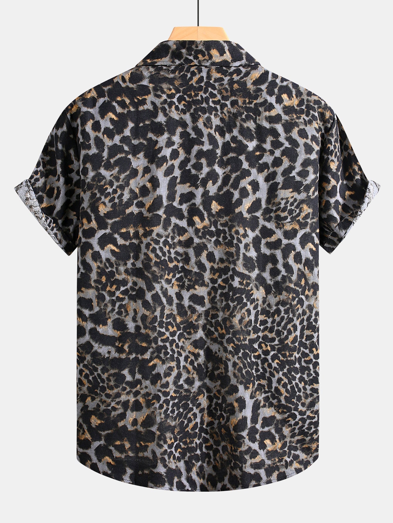 Leopard Print Button Up Shirt