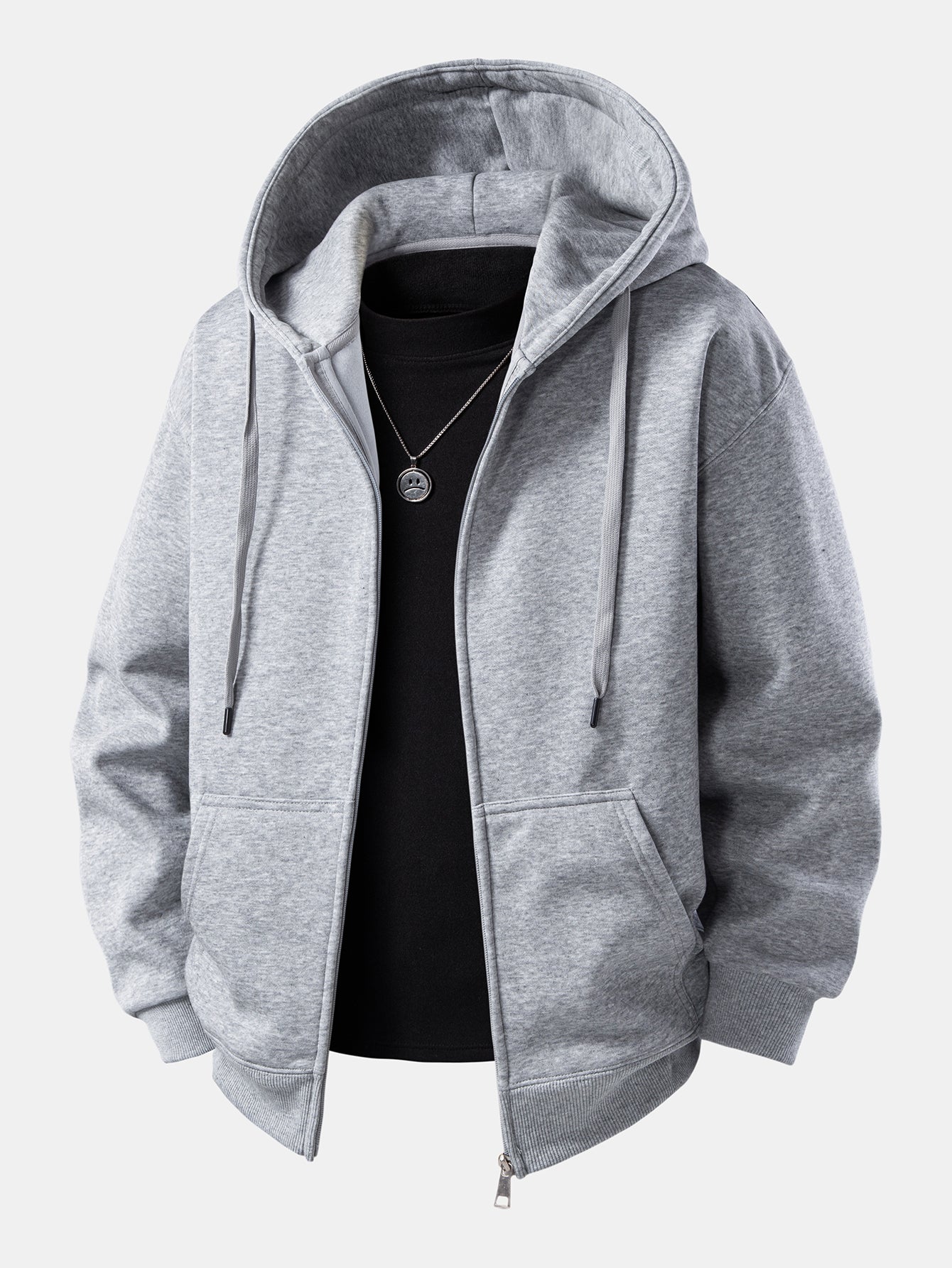 Basic Zip-Up Hoodie