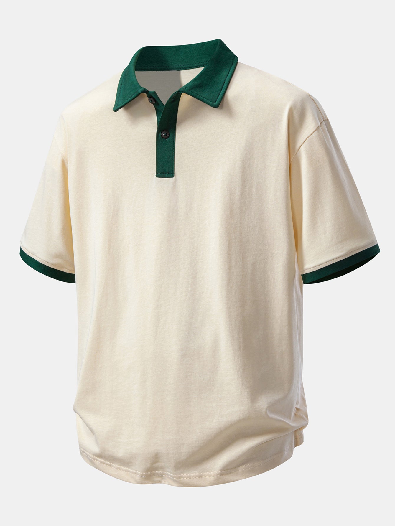 Relax Fit Contrast Cotton Polo