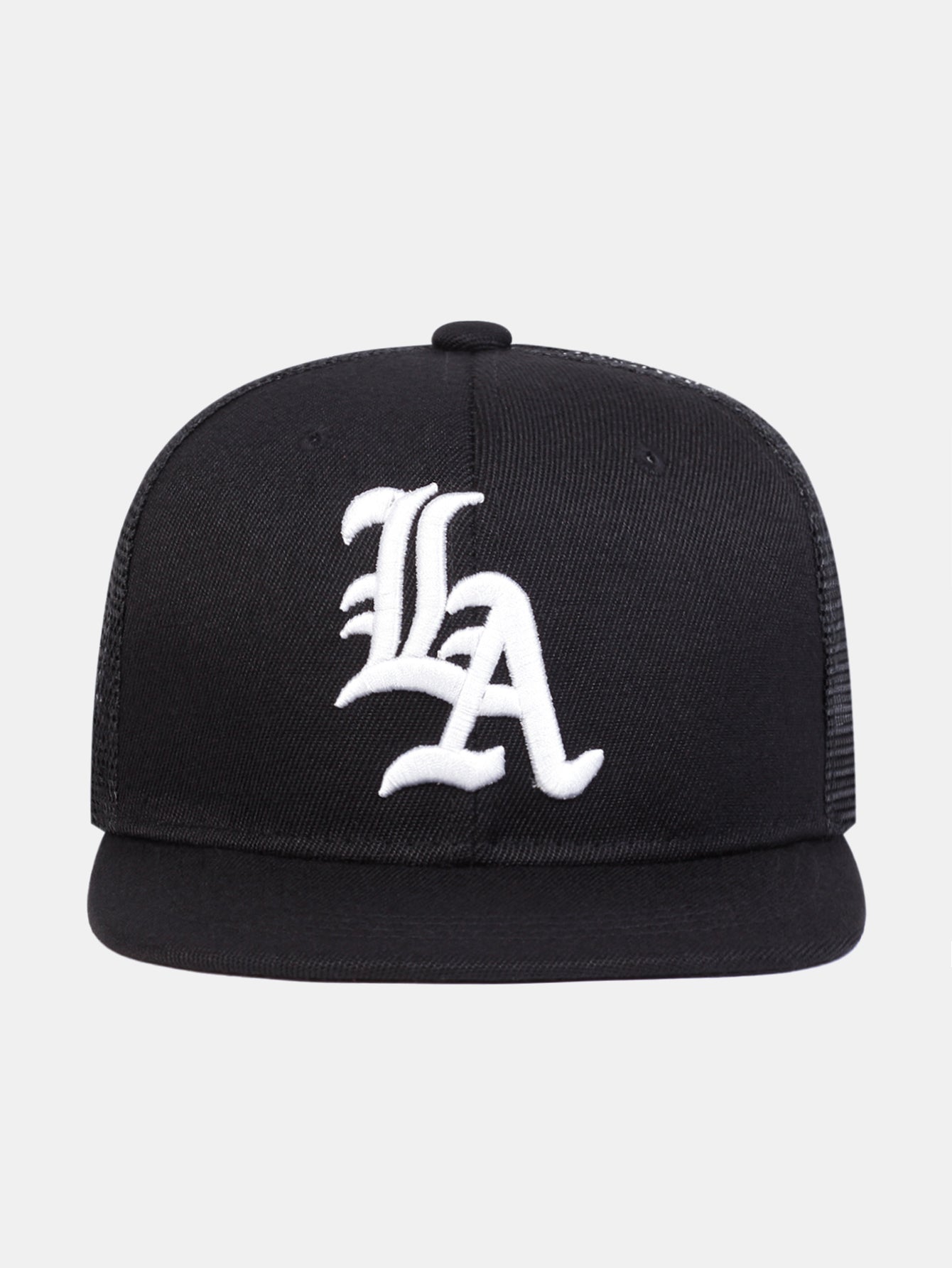 Adjustable Truck Driver Hat With LA Letter Embroidery