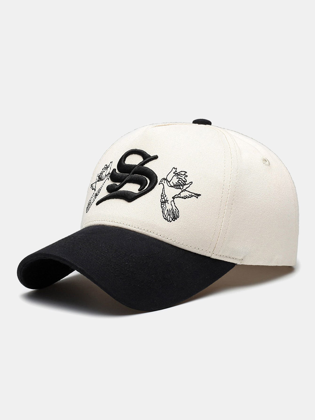 Letter Embroidered Baseball Cap