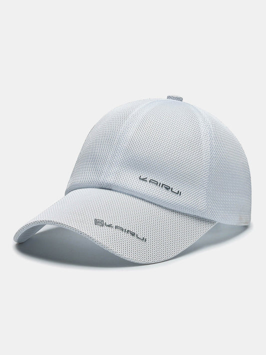Solid Color Mesh Baseball Cap