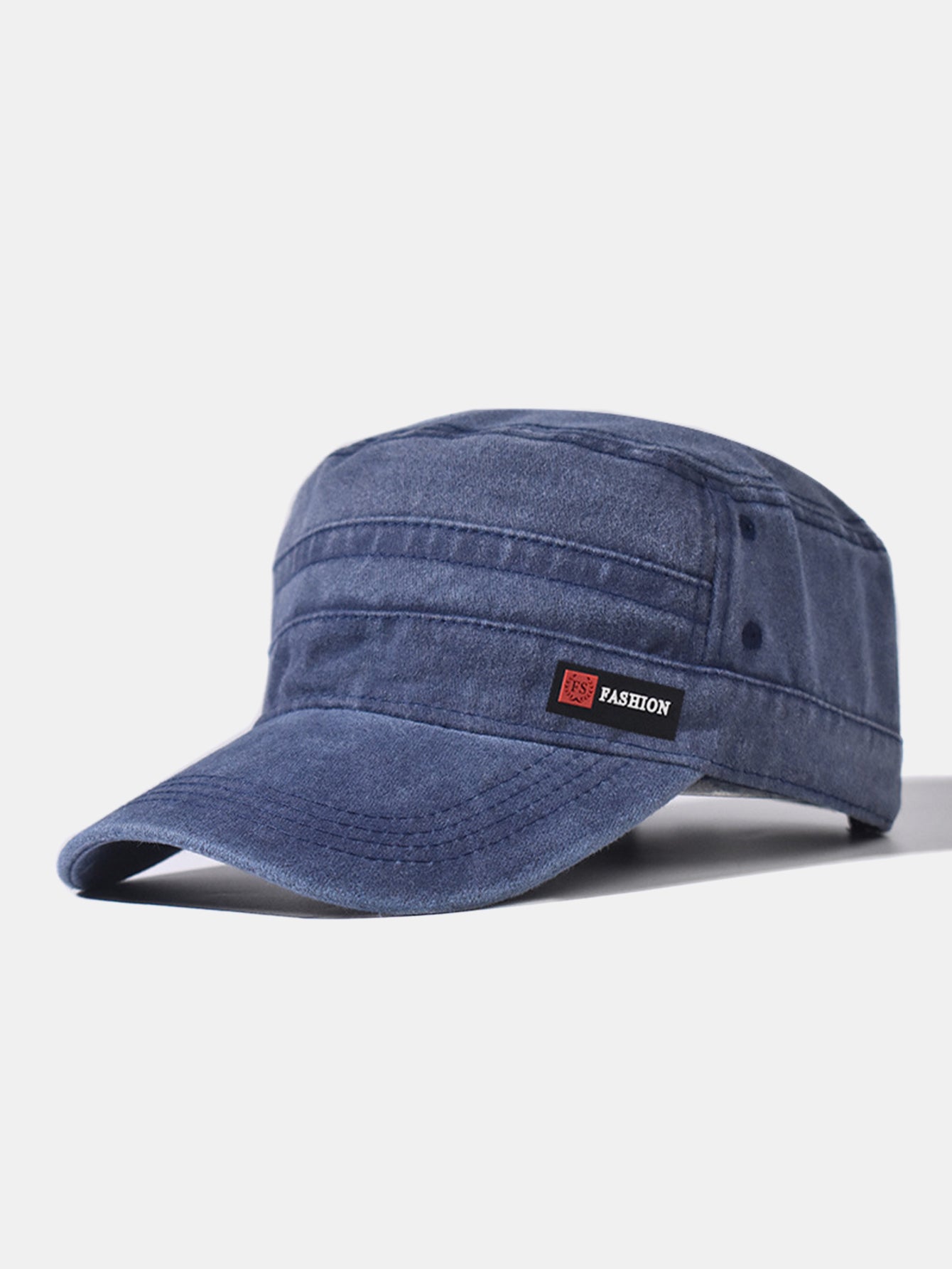 Fashionable Washed Distressed Flat Cap