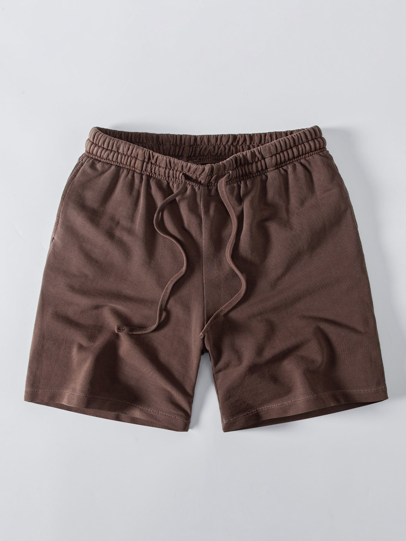 Washed Drawstring Shorts