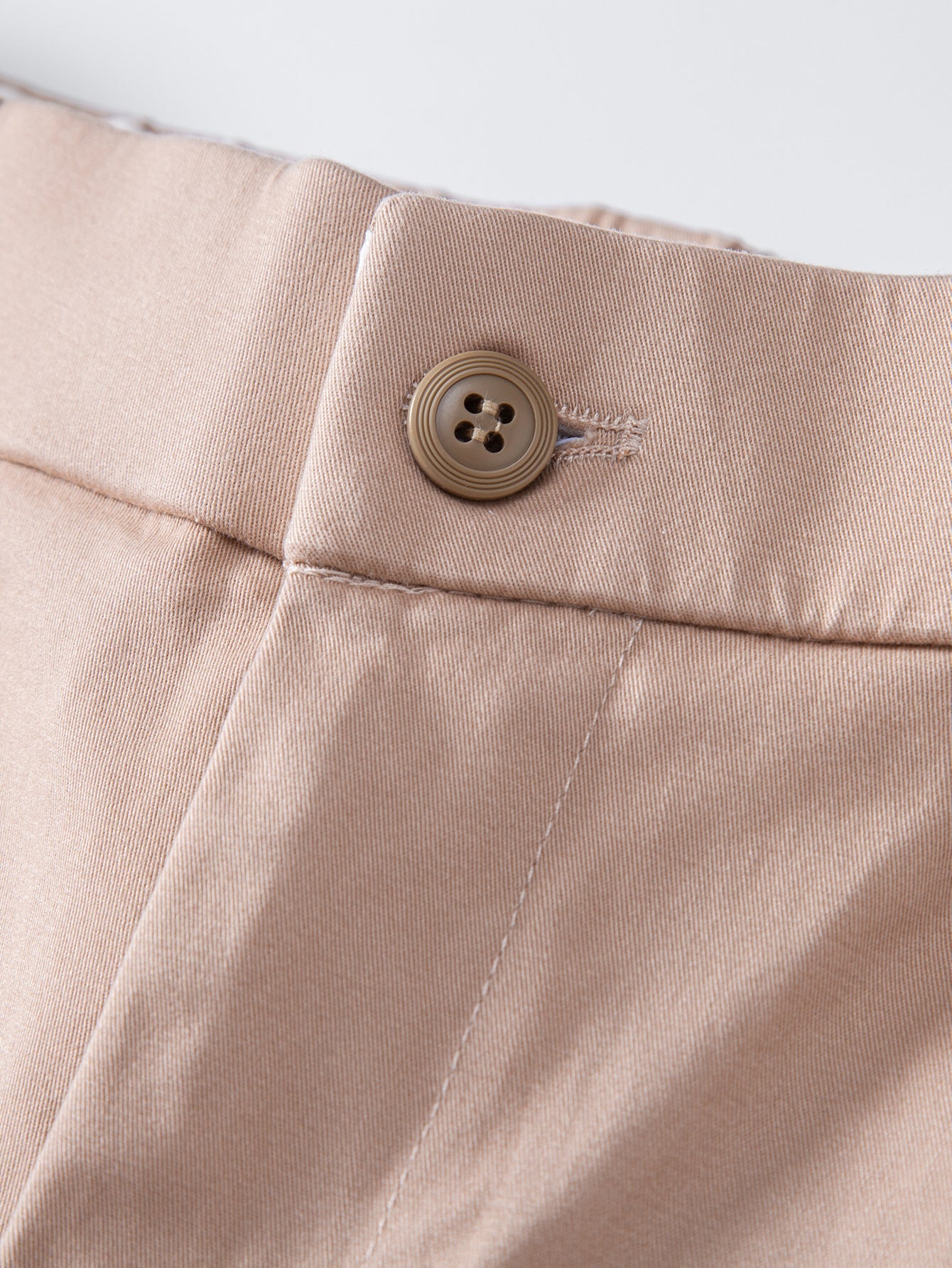 Elastic Waist Chino Shorts