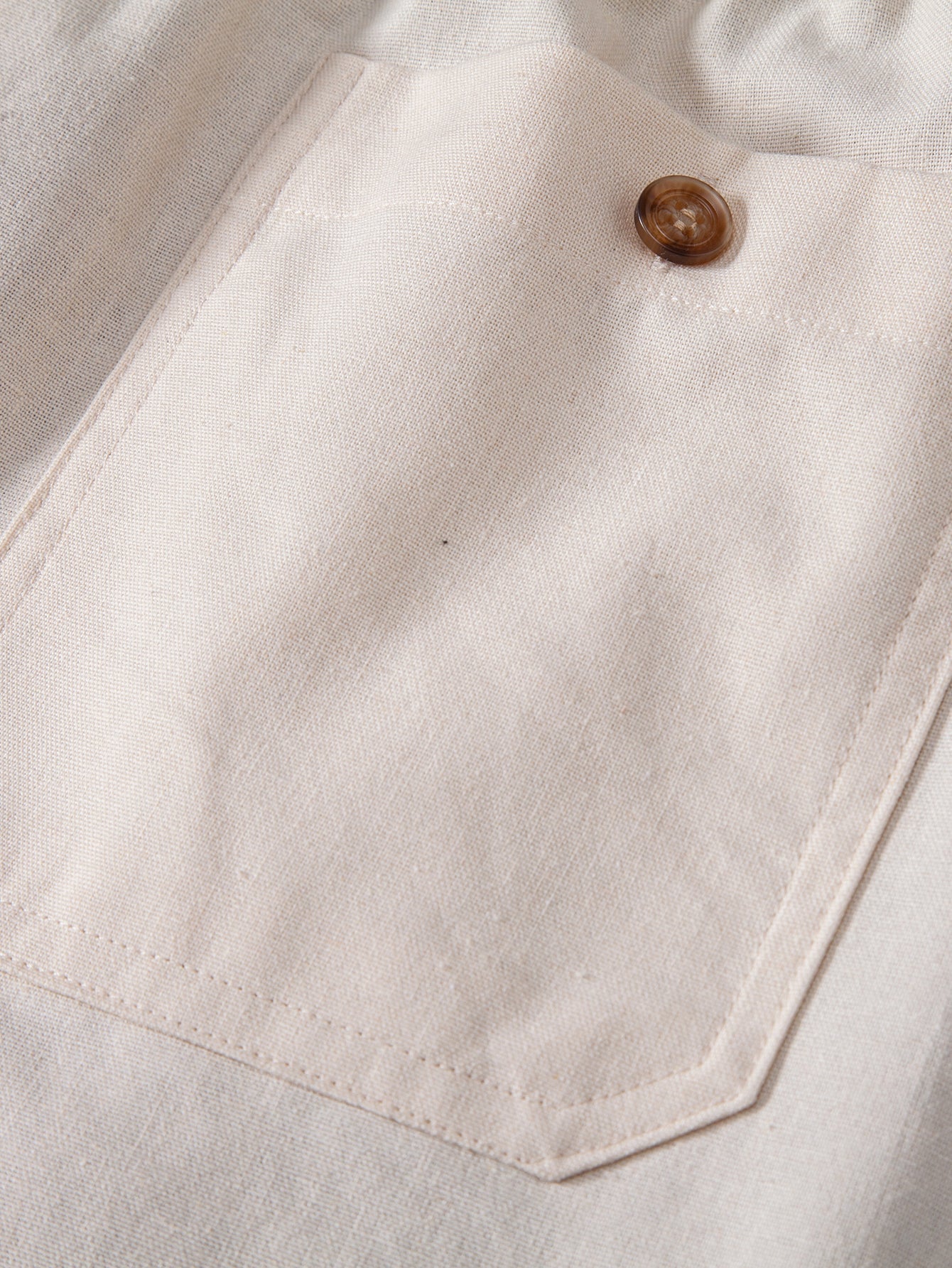 Linen Drawstring Shorts