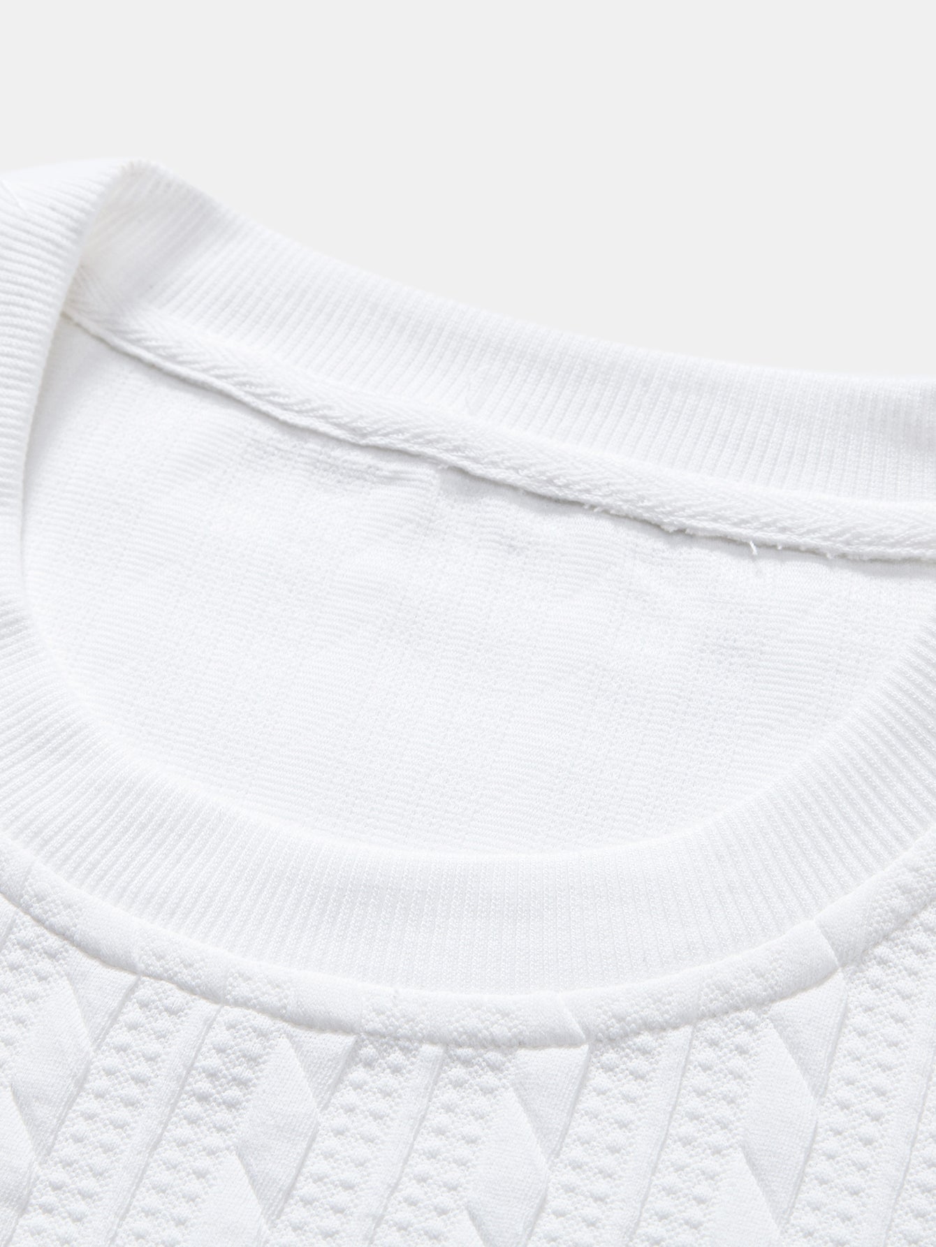 Relax Fit Twisted Jacquard T-Shirt