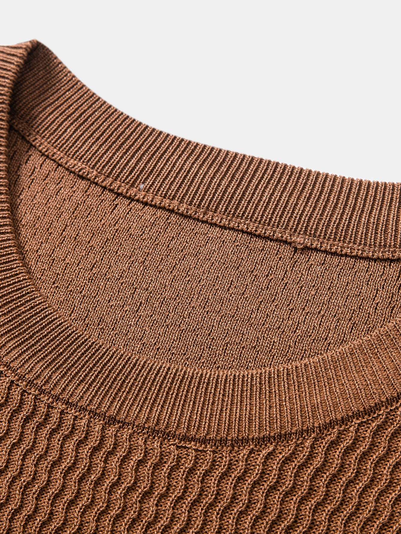 Textured Knit T-Shirt