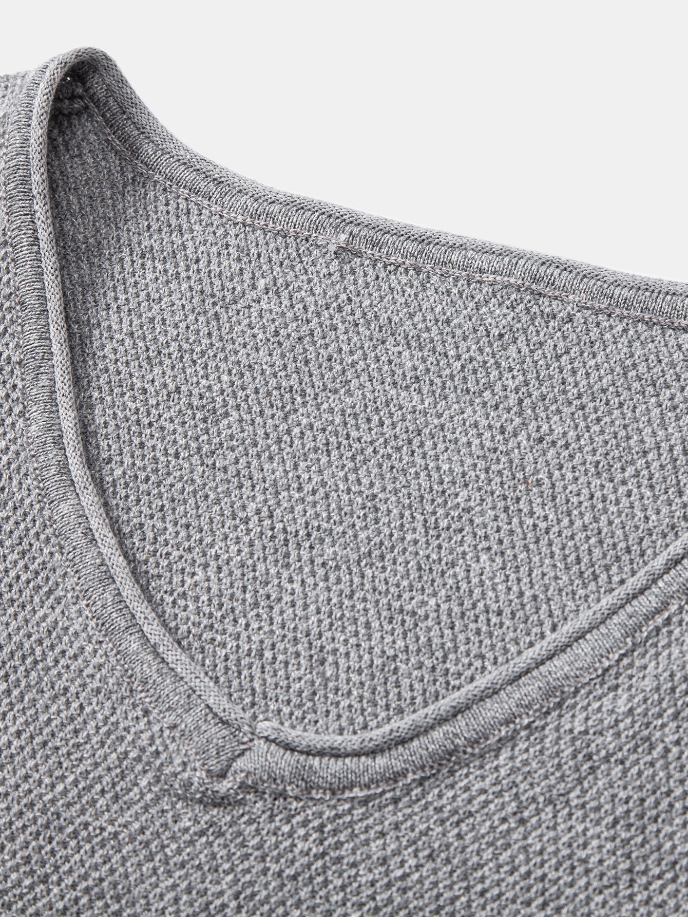 V-Neck Knit T-Shirt