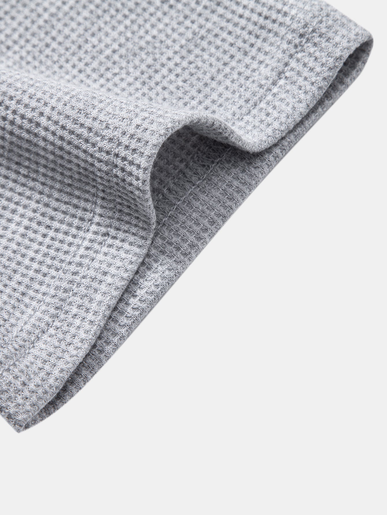 2 In 1 Waffle Henley Shirt