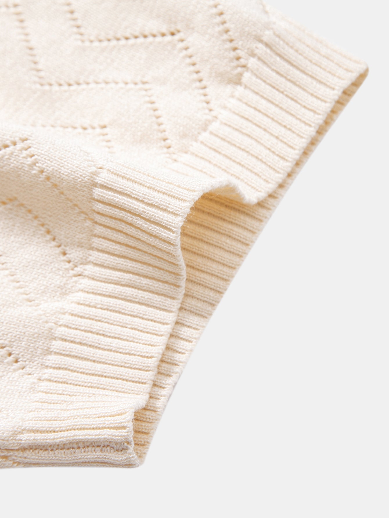 Zig Zag Open Knit Shirt