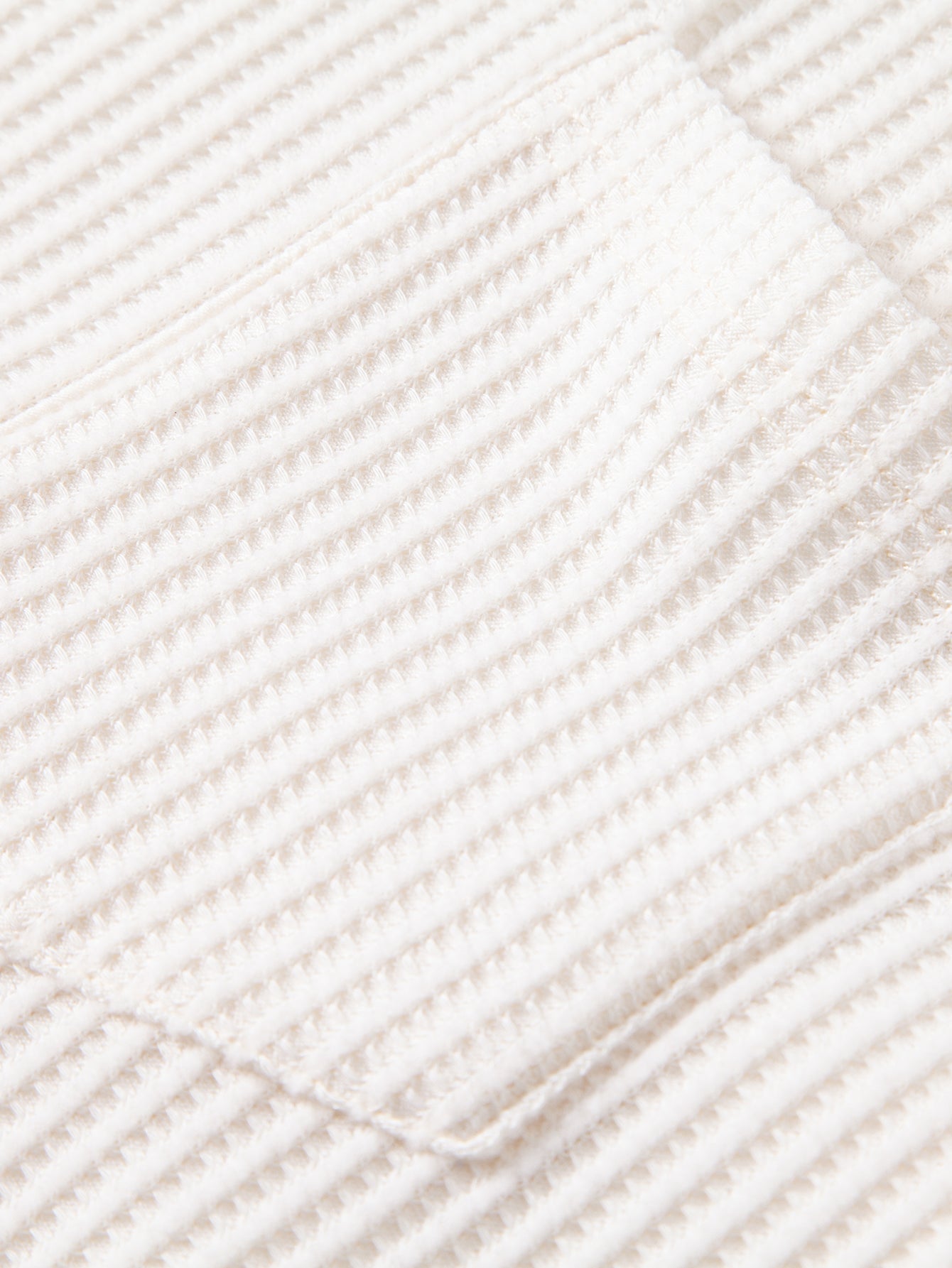 Contrast Waffle T-Shirt With Pocket & Drawstring Knitted Waffle Pants