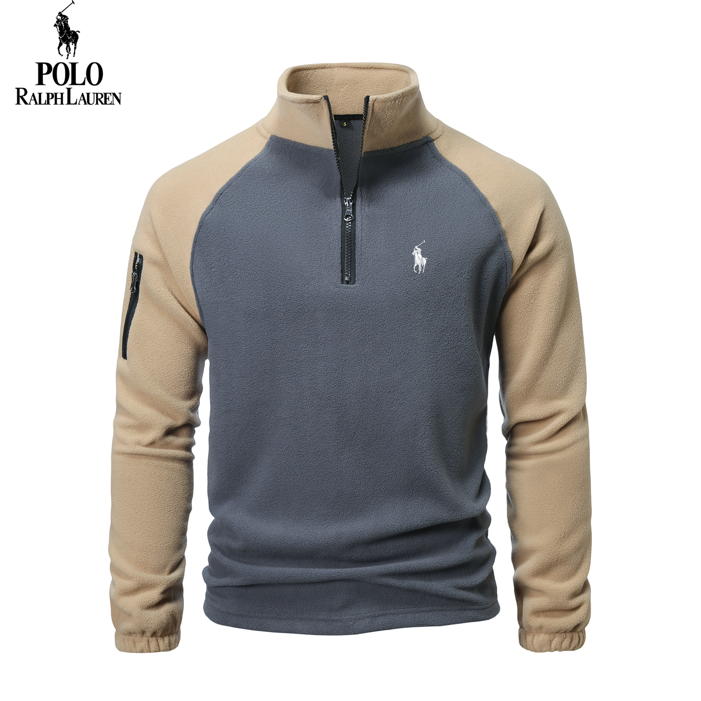 Men’s-Casual-Half-Zip-Shirt