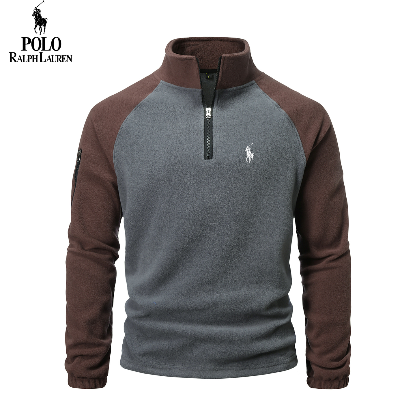 Men’s-Casual-Half-Zip-Shirt