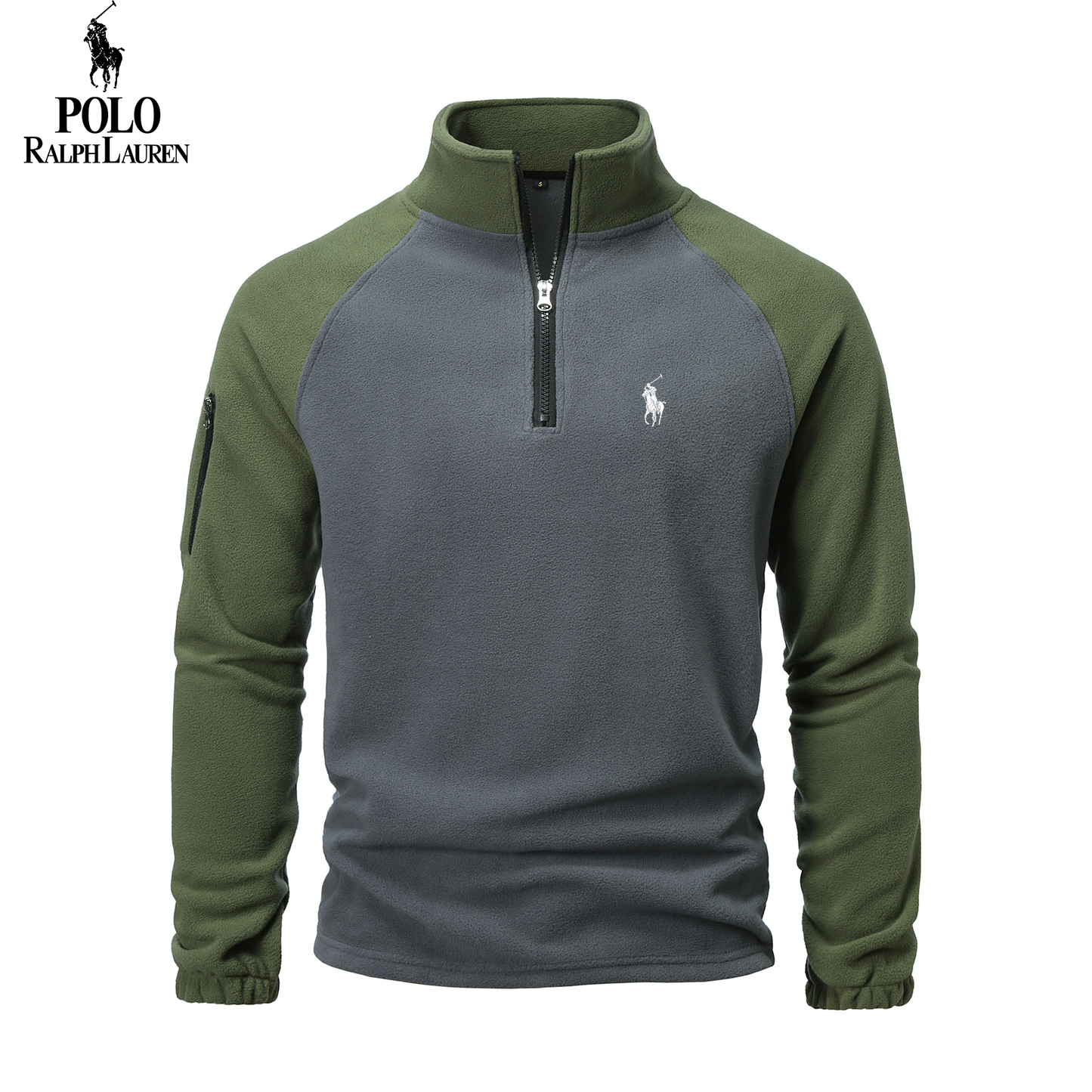 Men’s-Casual-Half-Zip-Shirt