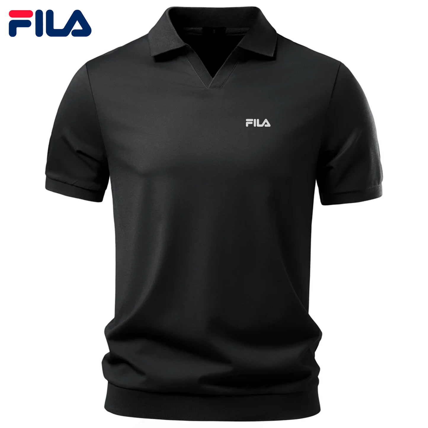 Men’s Seagull Collar Polo Shirt