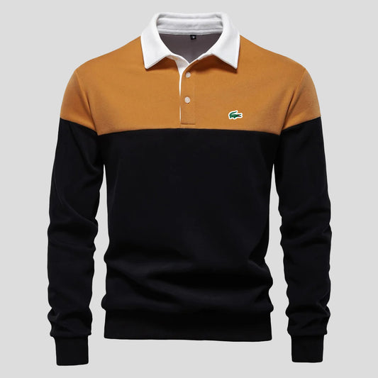 Premium Color-Block Cotton Hoodie