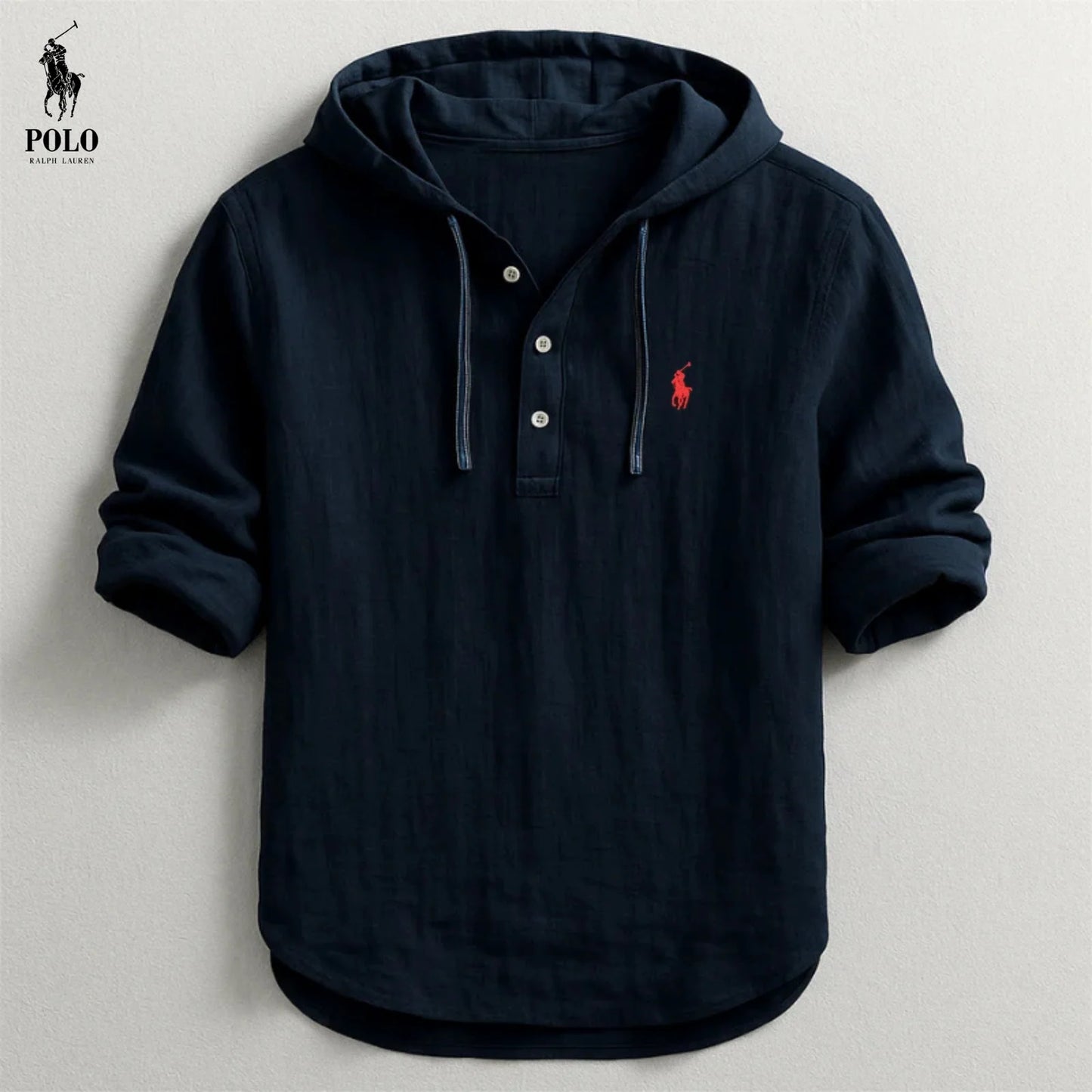 Premium Linen Cotton Hooded Shirt
