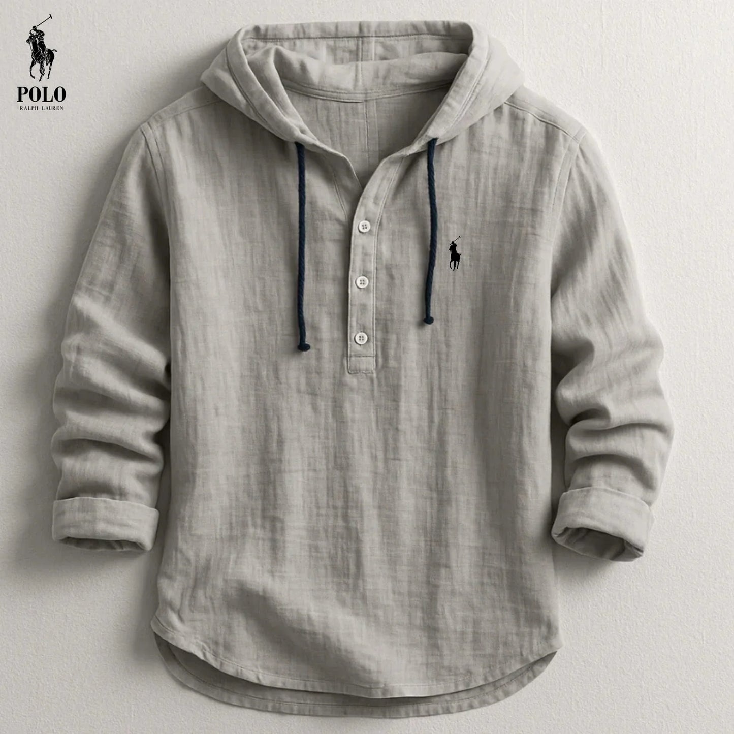Premium Linen Cotton Hooded Shirt