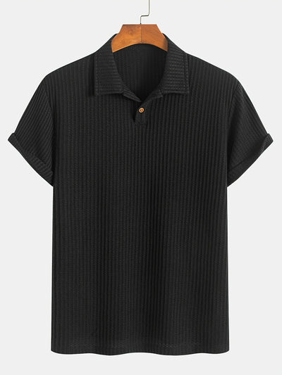 Men's Summer Knit Short Sleeve Shirt