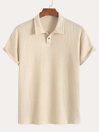 Men's Summer Knit Short Sleeve Shirt