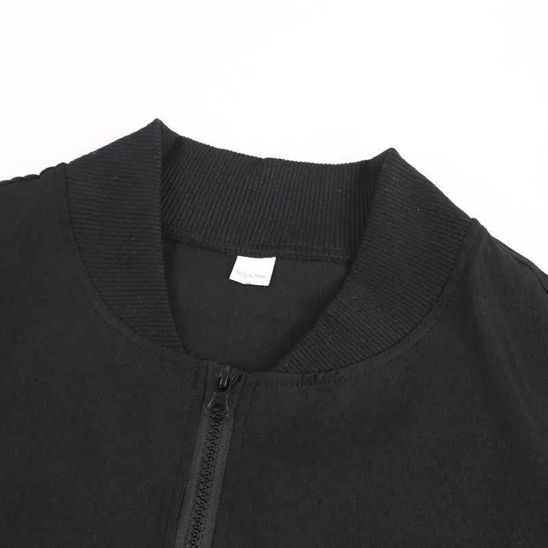 Men's Pocket Zipper Bomber Jacket