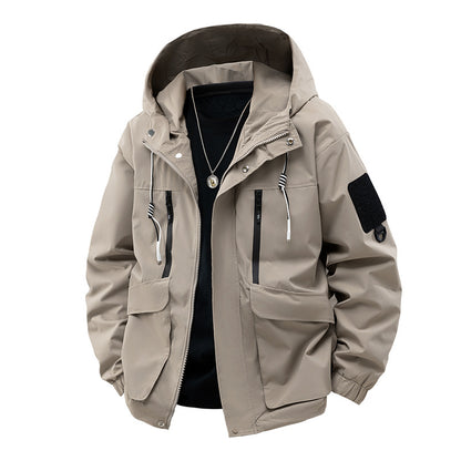 Men’s Versatile Water-Repellent Hooded Jacket