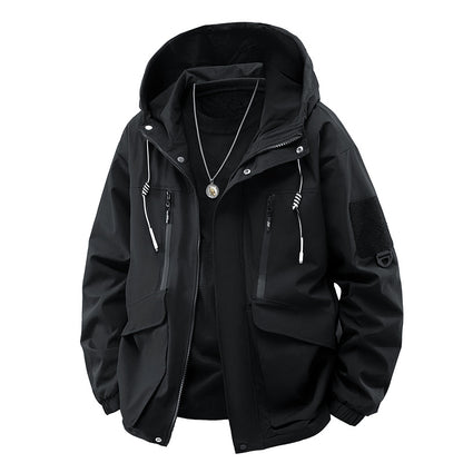 Men’s Versatile Water-Repellent Hooded Jacket